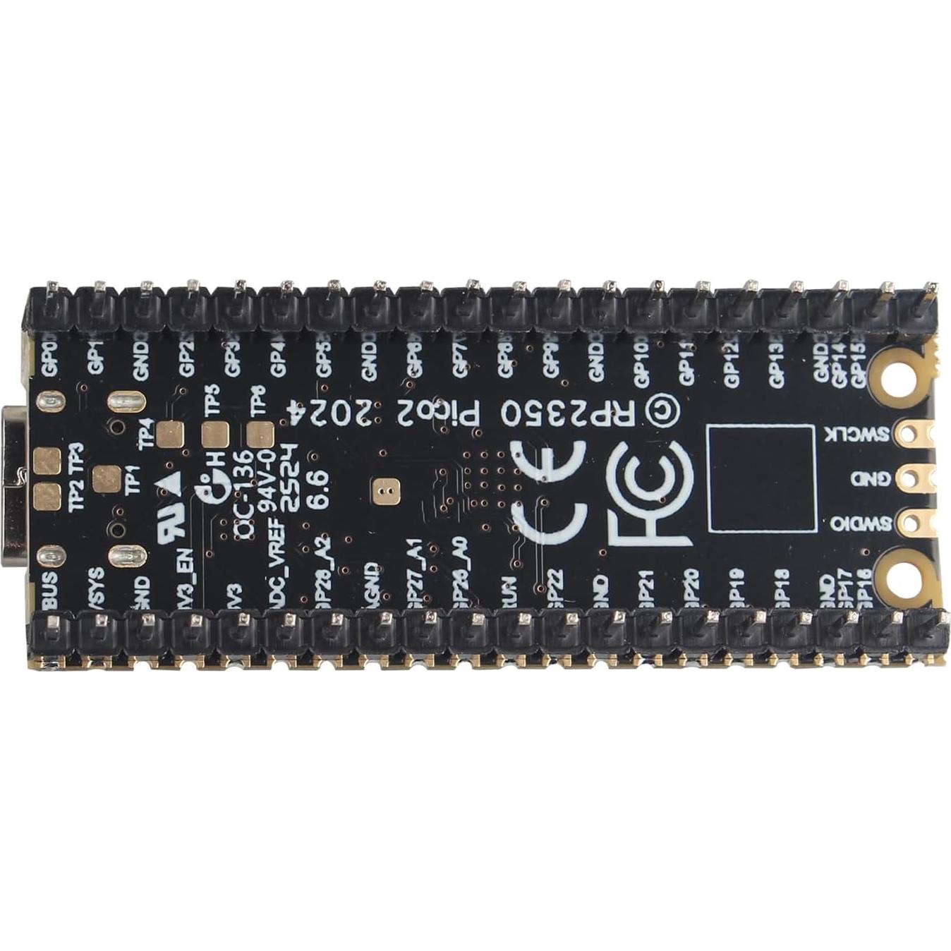 Placa Microcontrolador ZDE RP2350 Doble Núcleo 150MHz 4MB Flash