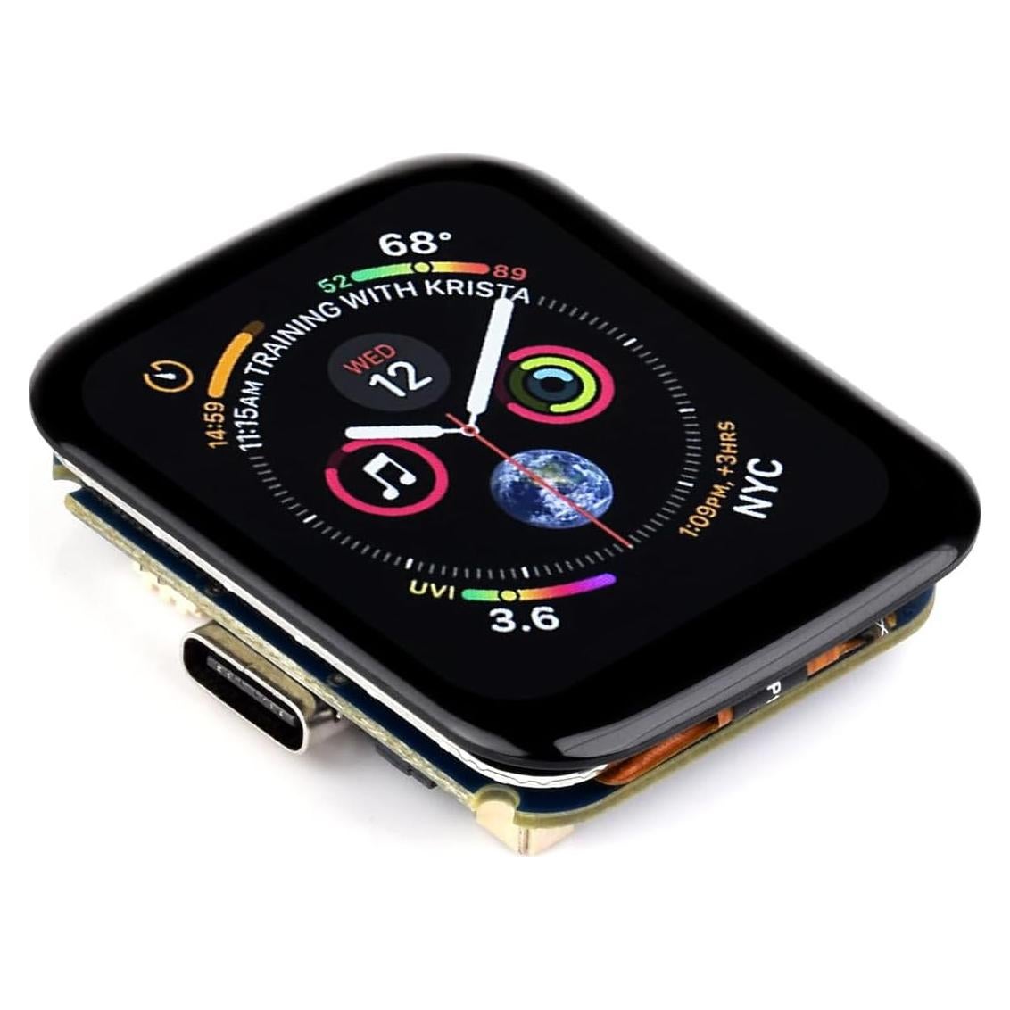 Placa MCU Waveshare RP2350 con Pantalla Táctil 1.69"