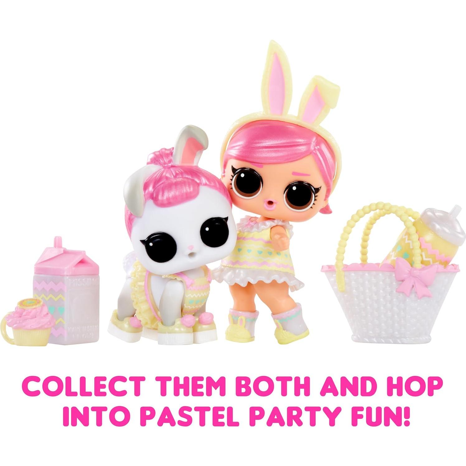 Muñeca L.O.L. Surprise Fiesta Pastel Hops Bunny con 6+ Sorpresas