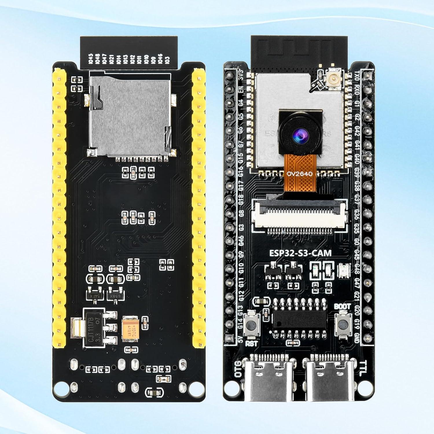 Placa de Desarrollo ESP32-S3-CAM FORIOT con Cámara 2MP