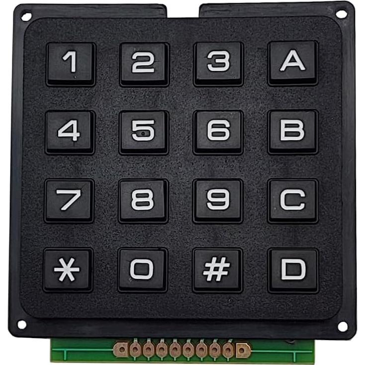 Teclado Matriz 4x4 SazkJere 16 Teclas para Microcontrolador