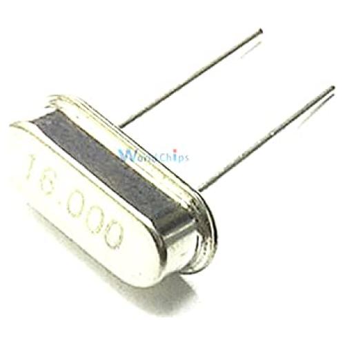10 Osciladores de Cristal HC-49S 16MHz Plata - Midzoo