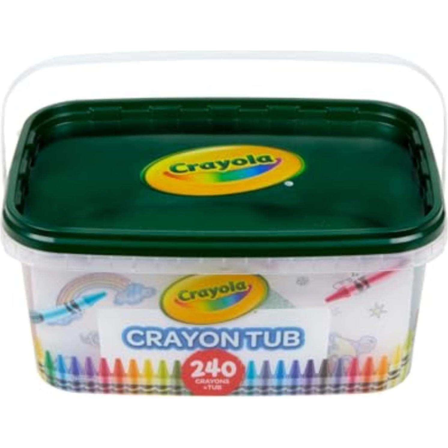 Tubo de Crayones Crayola 240ct 120 Colores para Niños