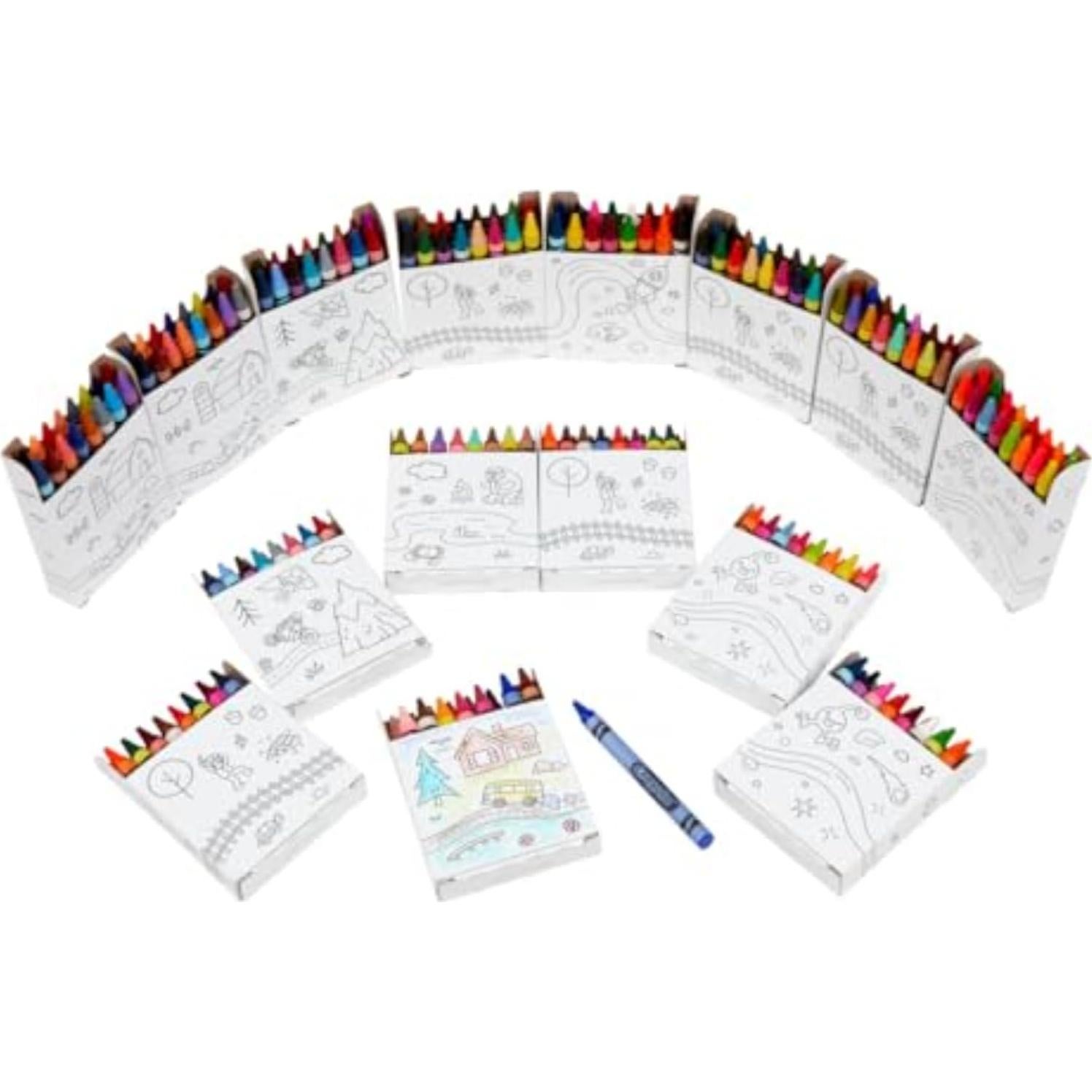 Tubo de Crayones Crayola 240ct 120 Colores para Niños