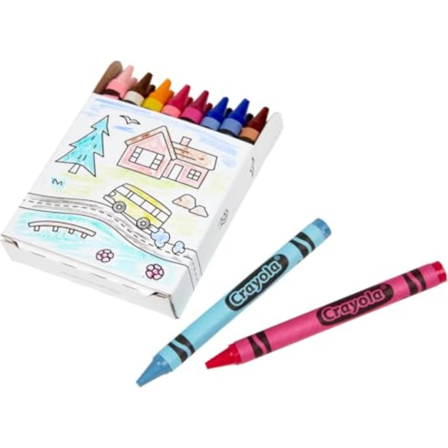 Tubo de Crayones Crayola 240ct 120 Colores para Niños