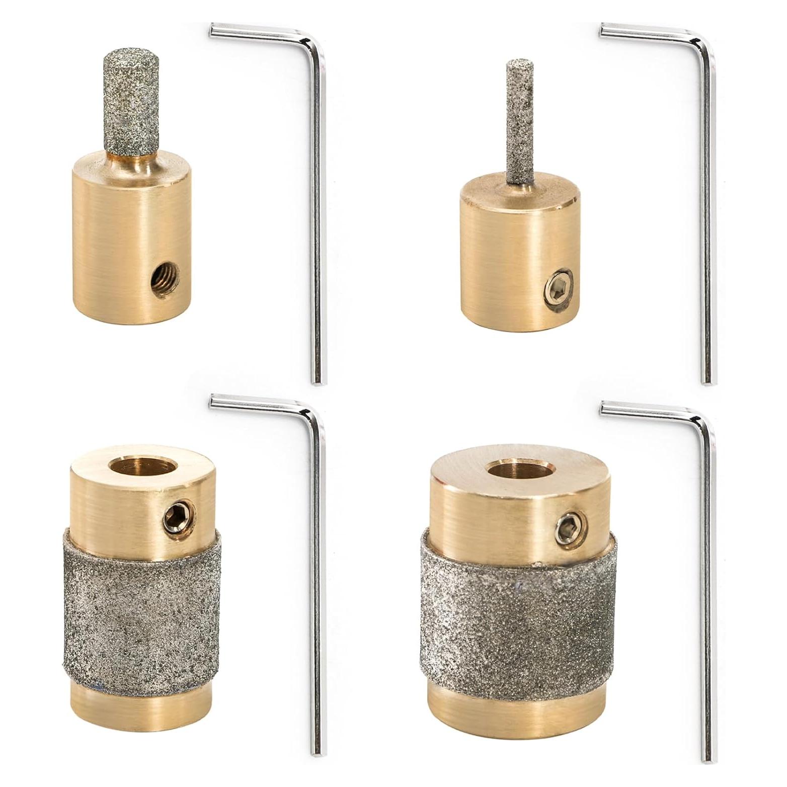 Conjunto de 4 Puntas de Moldeo de Vidrio Hedume - Diamante 25.4mm a 3.175mm