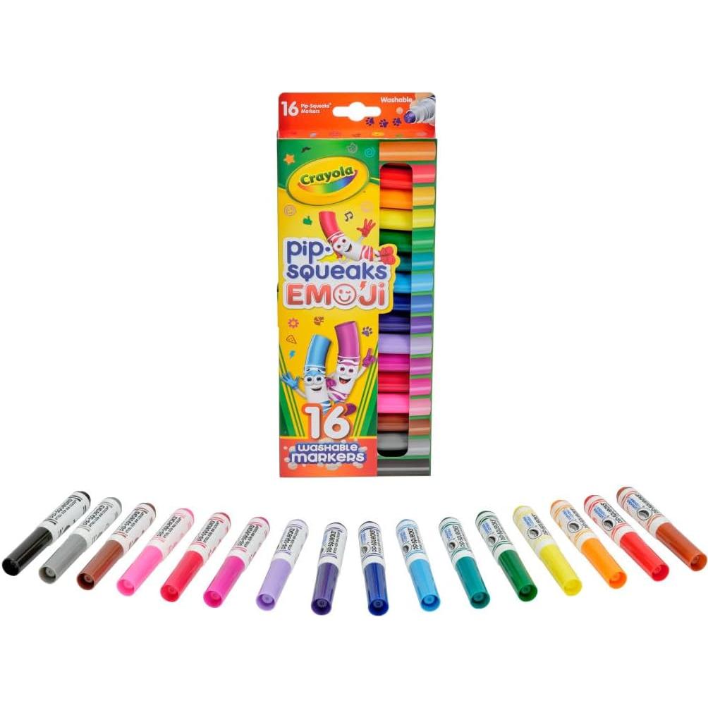 Marcadores Lavables Crayola Pip Squeaks 16 Colores para Niños