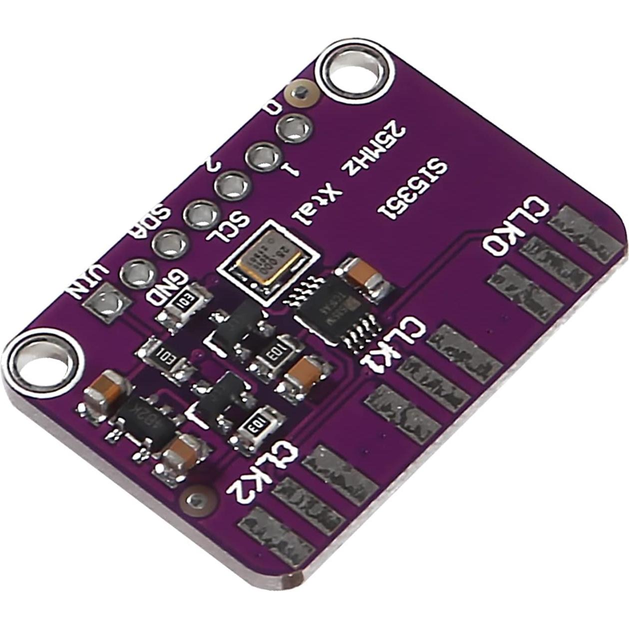 2 Placas de Generador de Reloj I2C Si5351A 25MHz 3V-5V