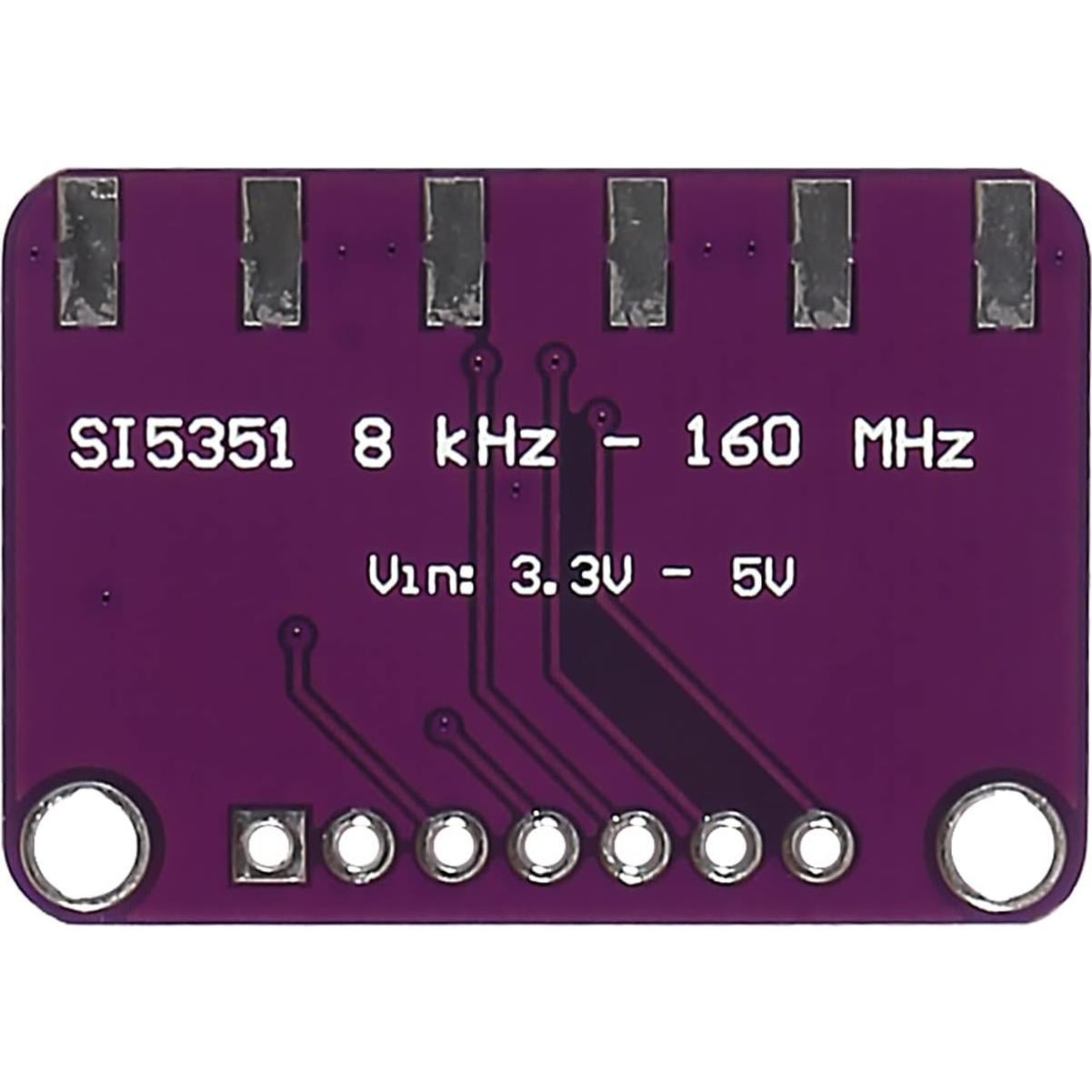 2 Placas de Generador de Reloj I2C Si5351A 25MHz 3V-5V