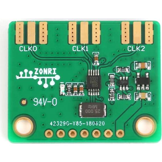 Módulo Generador de Señal de Reloj Si5351A 3 Canales 8KHz-160MHz