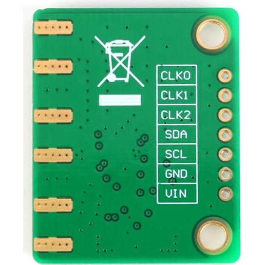 Módulo Generador de Señal de Reloj Si5351A 3 Canales 8KHz-160MHz