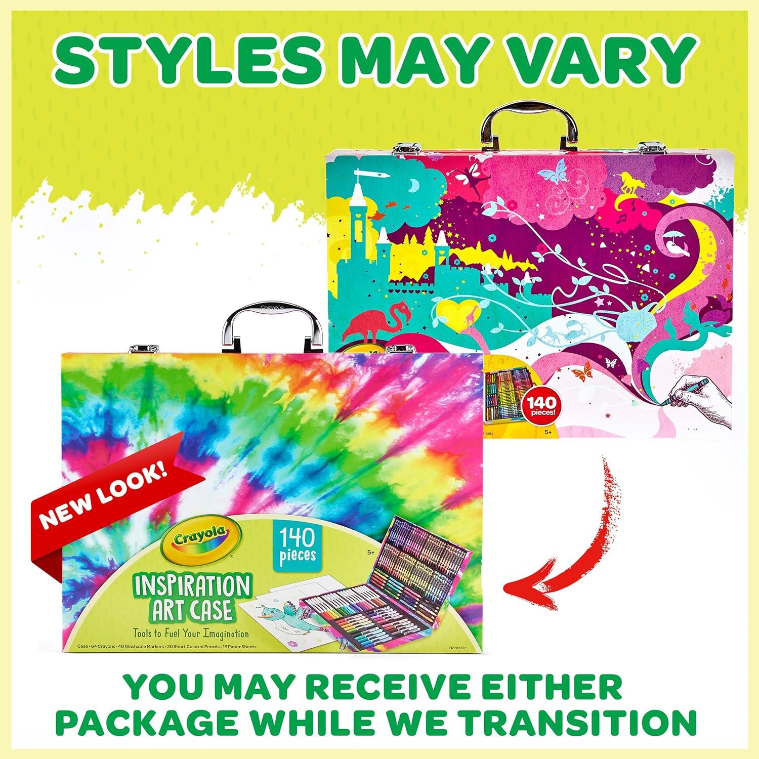 Conjunto de Arte Crayola Inspiration 140 Piezas - Tie-Dye