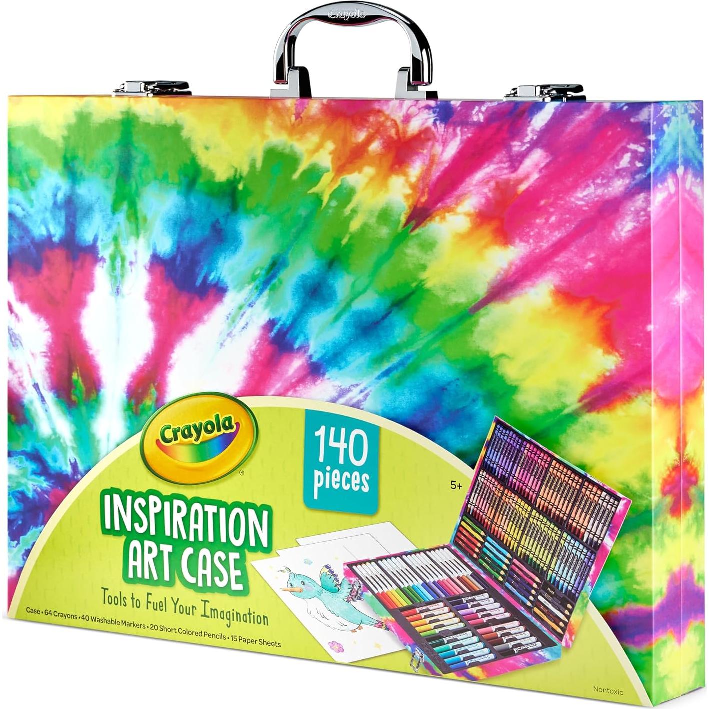 Conjunto de Arte Crayola Inspiration 140 Piezas - Tie-Dye