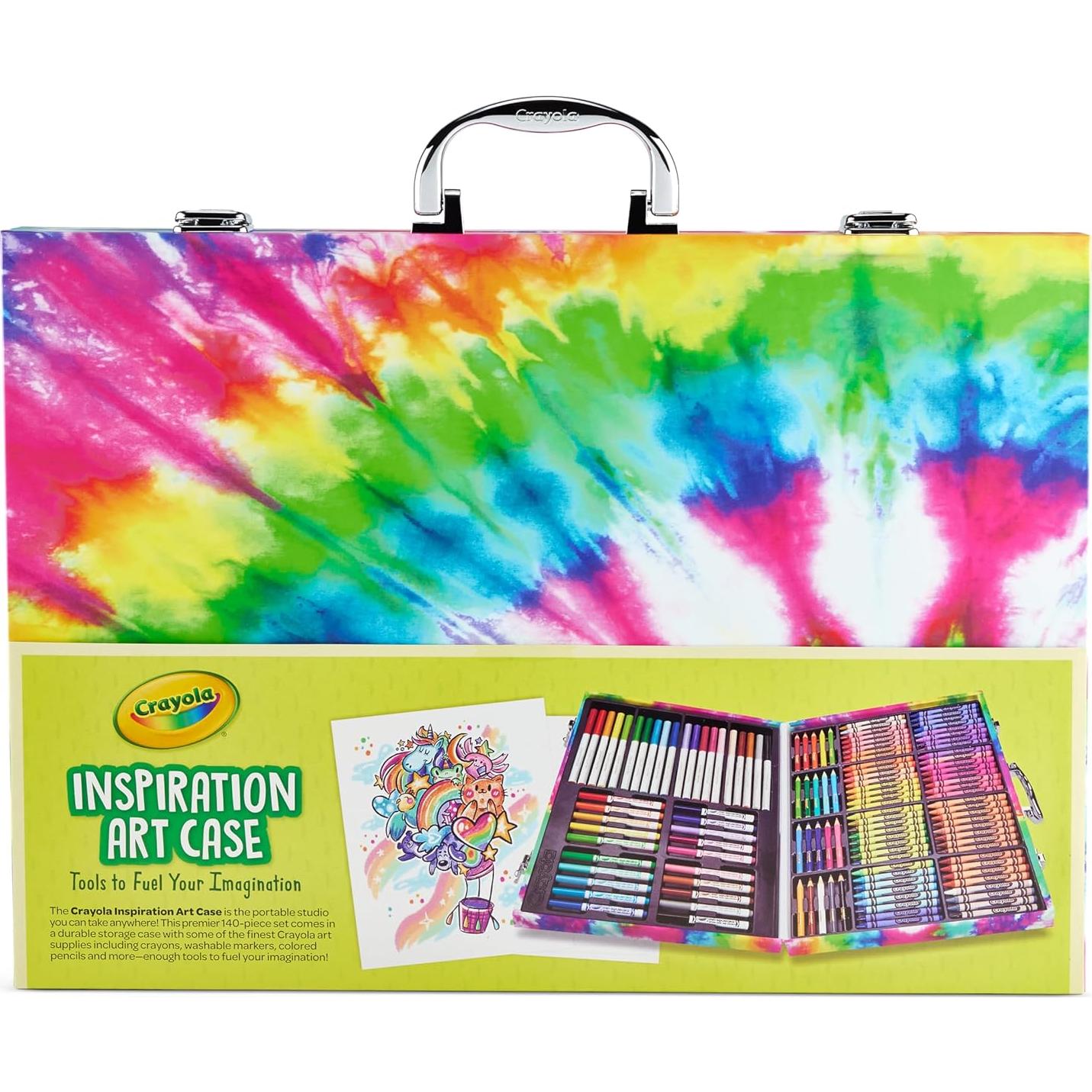 Conjunto de Arte Crayola Inspiration 140 Piezas - Tie-Dye