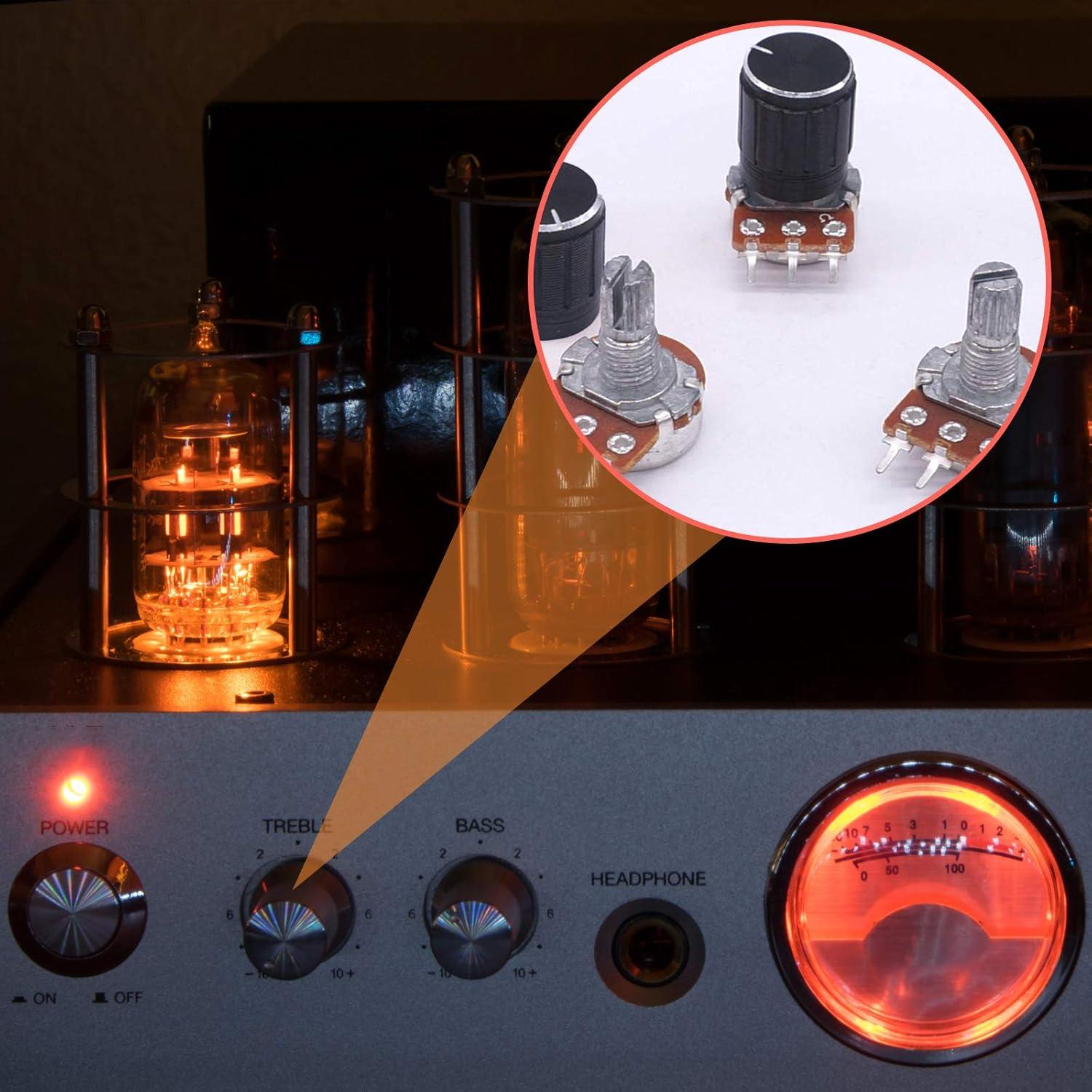 Juego de 10 Potenciómetros Rotativos 10K con Tuercas y Arandelas