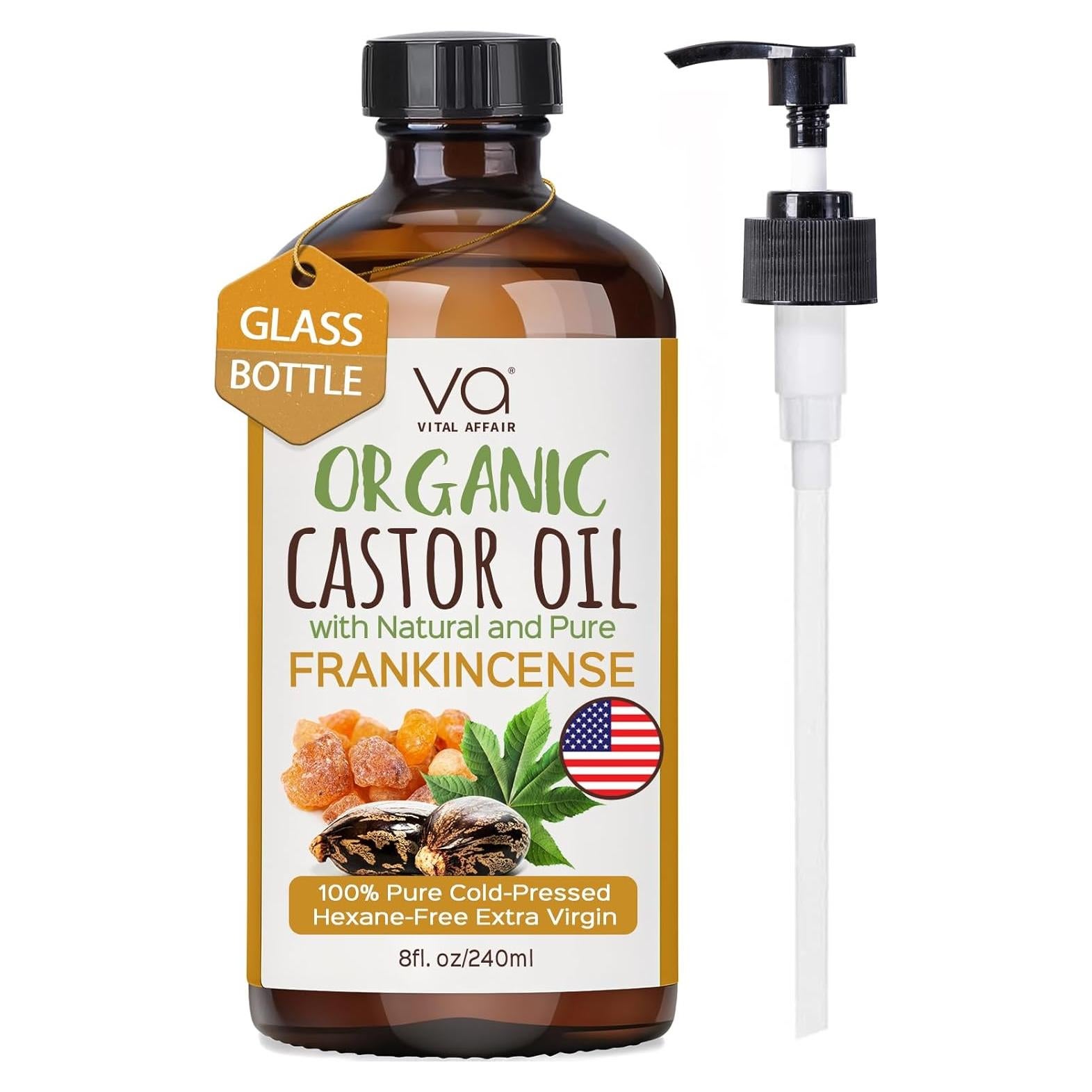 Aceite de Ricino Orgánico y Incienso Vital Affair 236.6ml