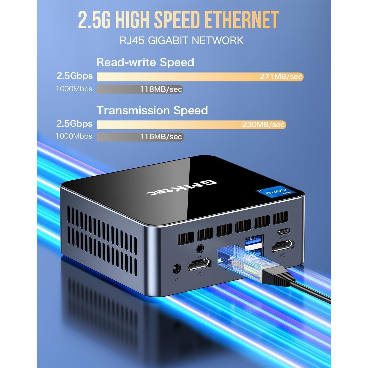 Mini PC GMKtec Nucbox M2 Pro i7 16GB 1TB SSD 4K