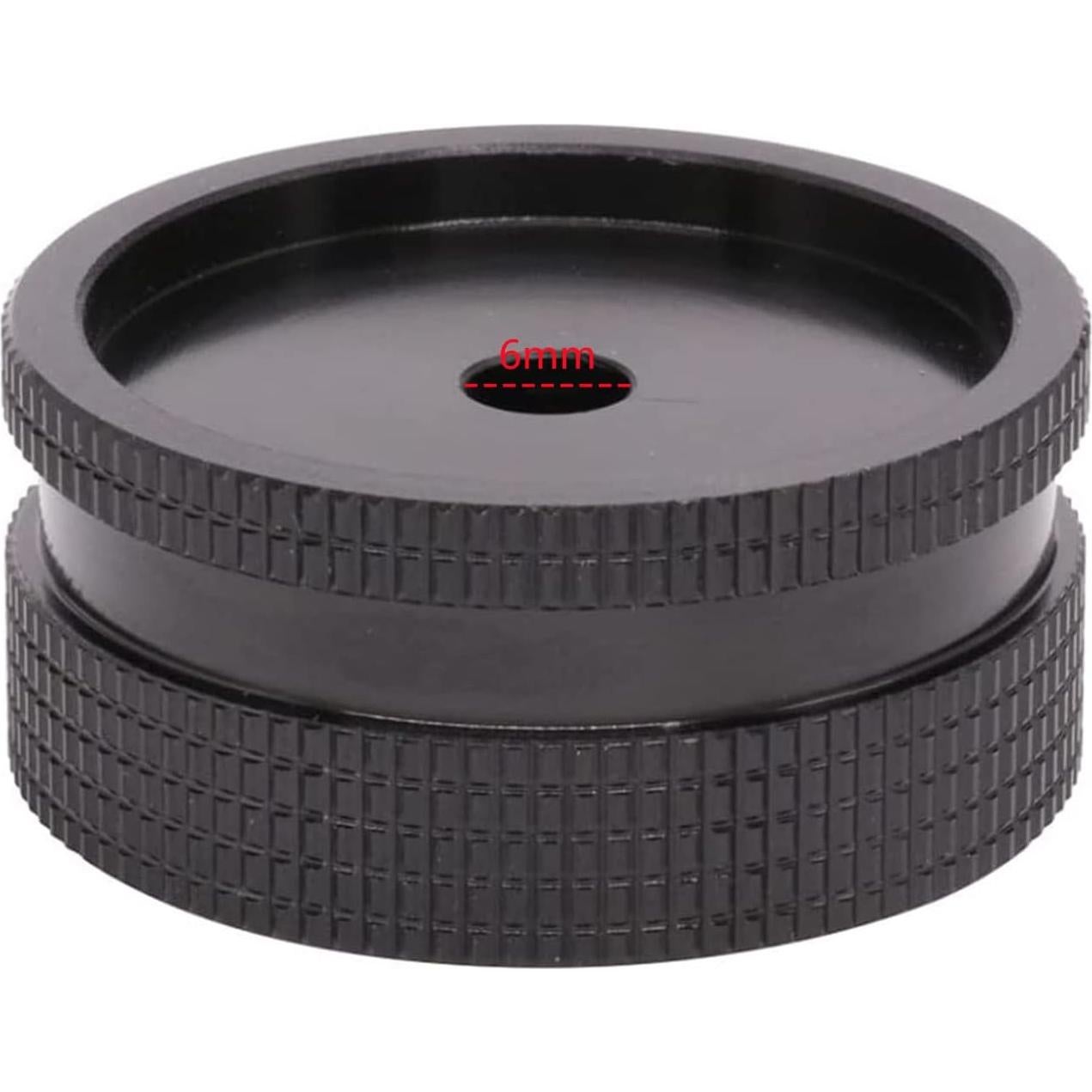 Perilla de Potenciómetro Szliyands 40x18mm Aluminio Negro