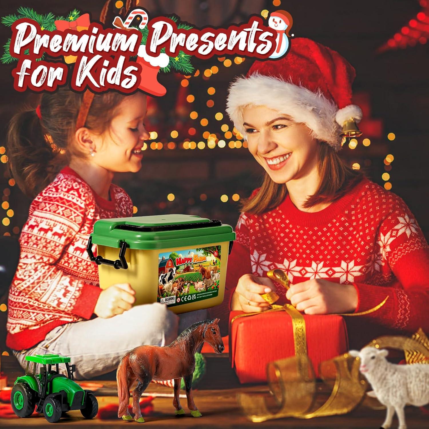 Juguetes de Animales de Granja WAIIW 23 PCS Educativos