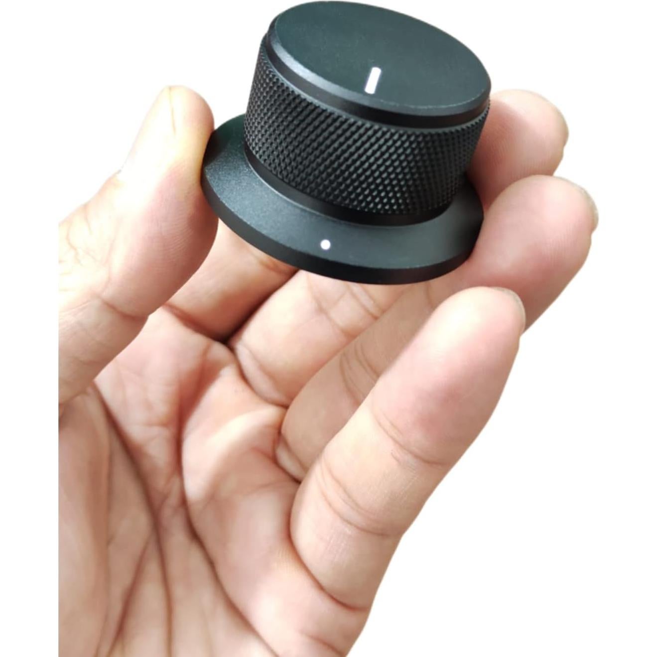 Perilla de Control Rotativa Aluminio Szliyands 44x25mm Negra