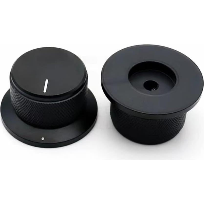 Perilla de Control Rotativa Aluminio Szliyands 44x25mm Negra