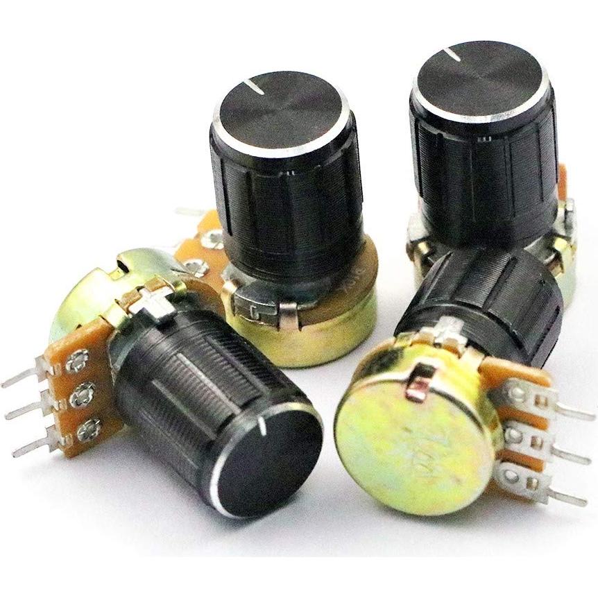 Kit 20 Potenciómetros Lineales Rotativos B10K CenryKay