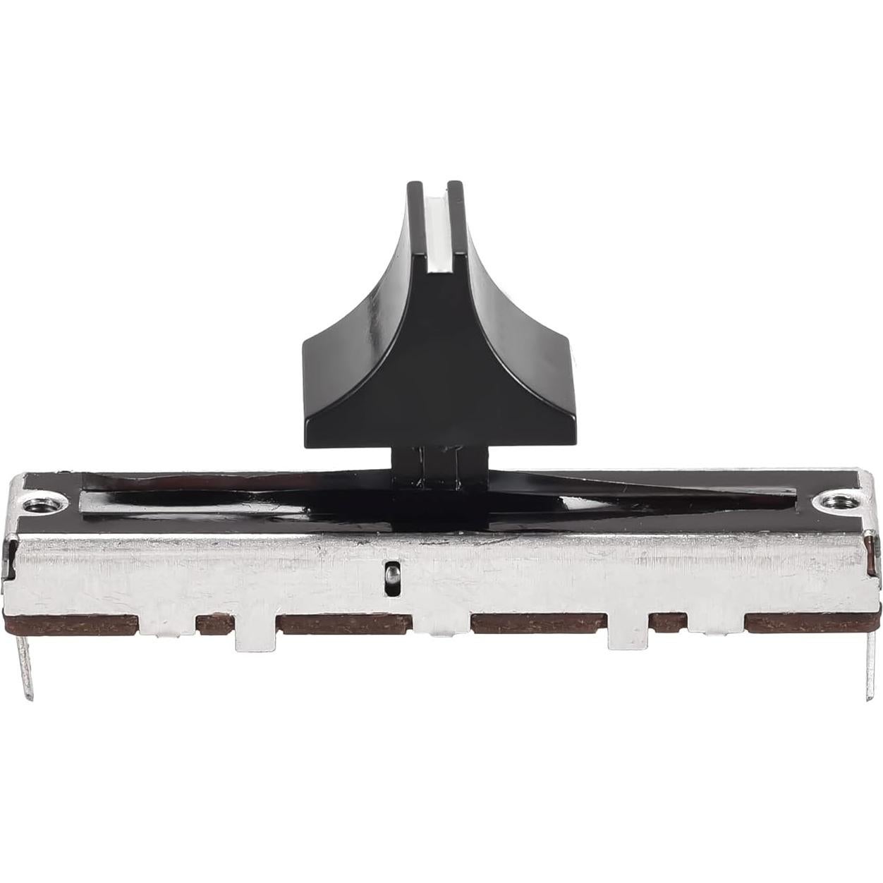 Potenciómetros Lineales uxcell B10K 45mm con Perillas Negras 2pcs