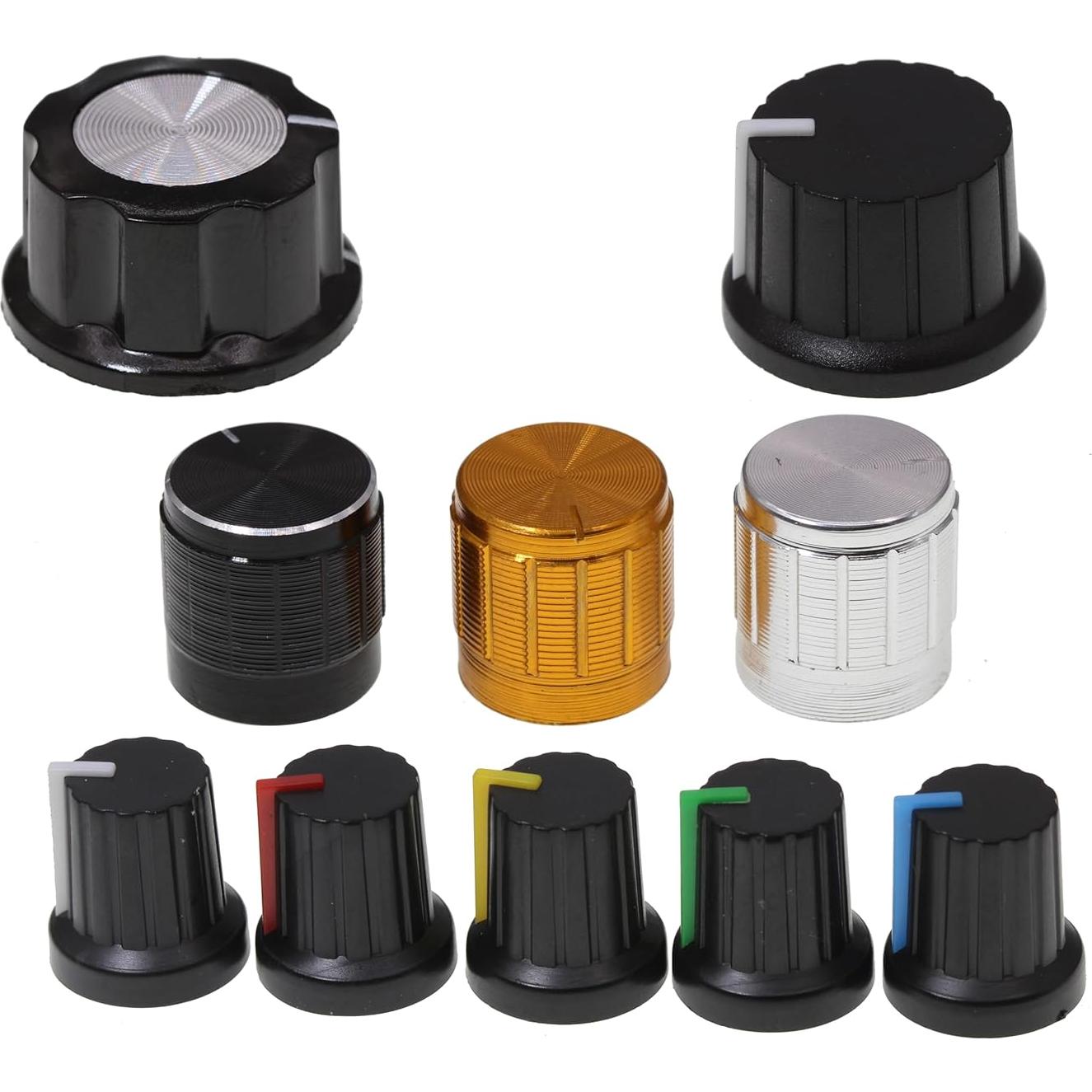 Paquete de 10 Potenciómetros B20K Horizontal 5 Pines 20K Ohm