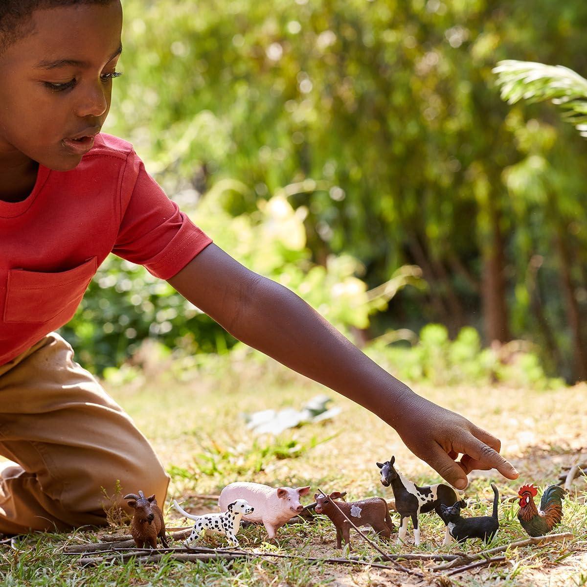 Set de Juego de Animales de Granja Schleich 7 Piezas