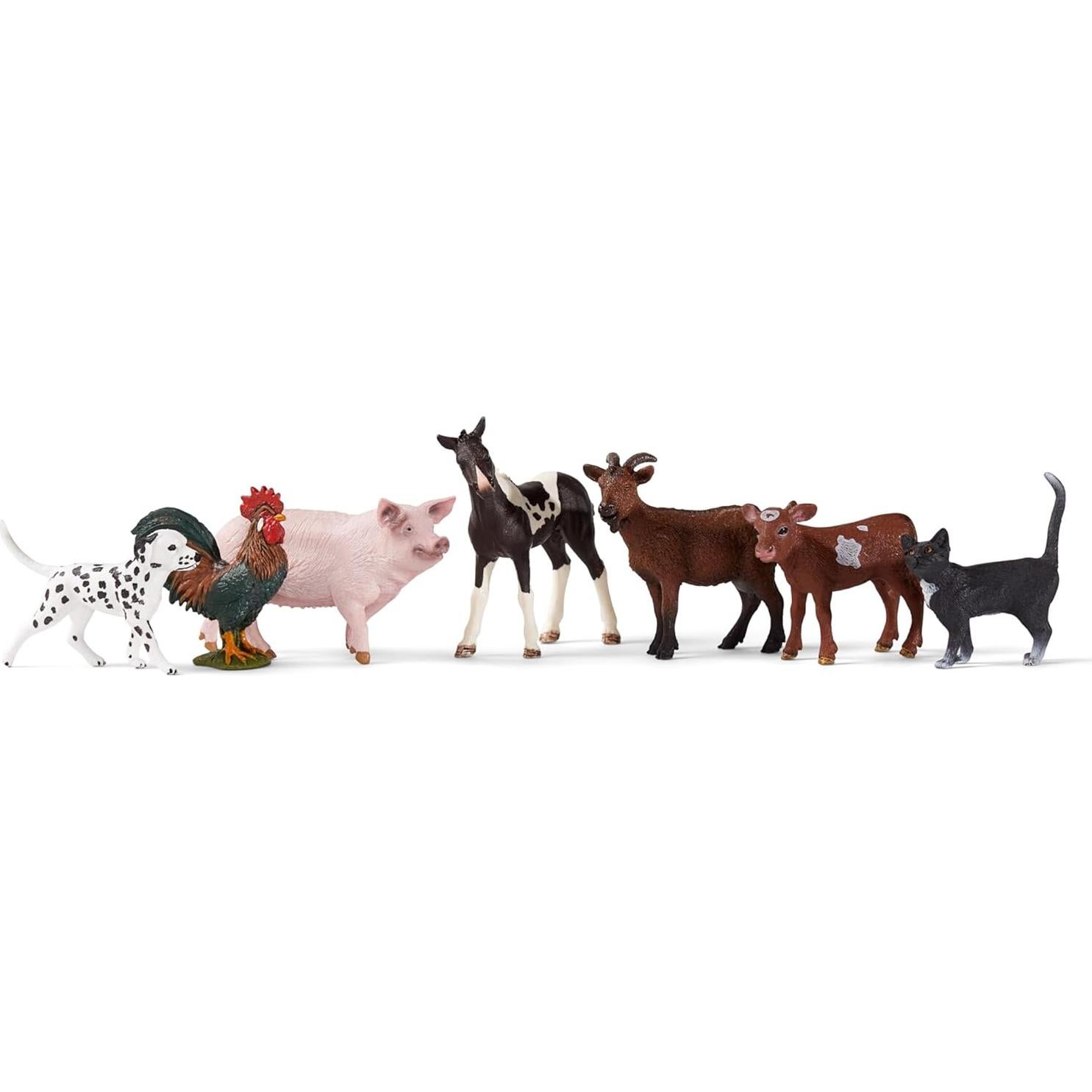 Set de Juego de Animales de Granja Schleich 7 Piezas