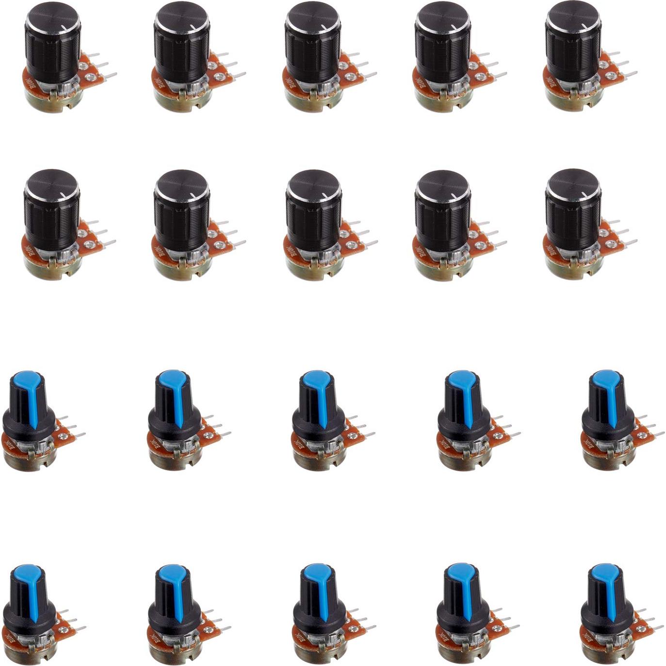 Potenciómetro BOJACK B10K 10K Ohm 20 Juegos Rotativo Lineal