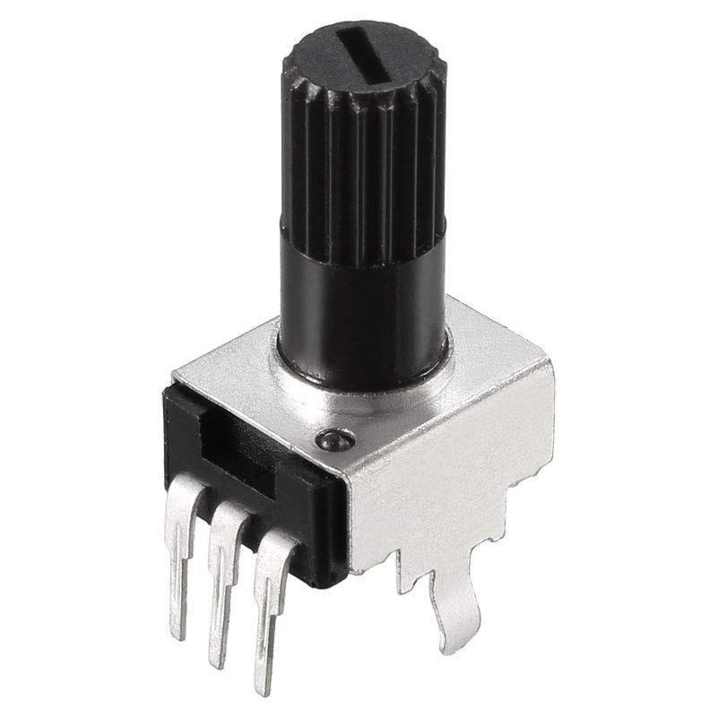 Potenciometro 10K Ohm uxcell 5pcs Eje Estriado 24mm