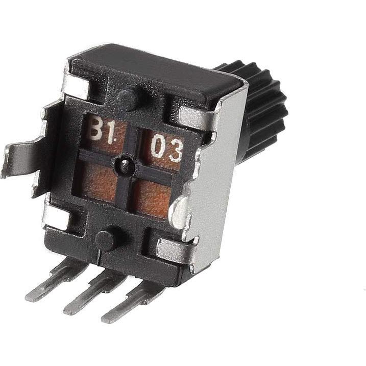 Potenciometro 10K Ohm uxcell 5pcs Eje Estriado 24mm