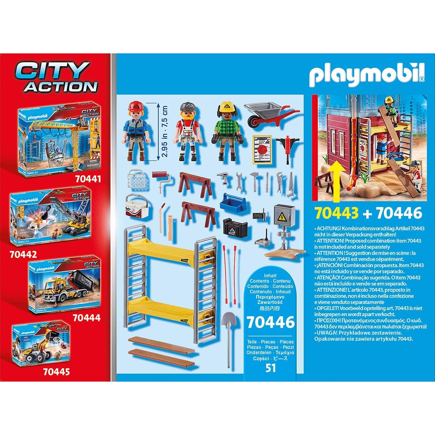 Andamio de Construcción Playmobil 70446 con Figuras