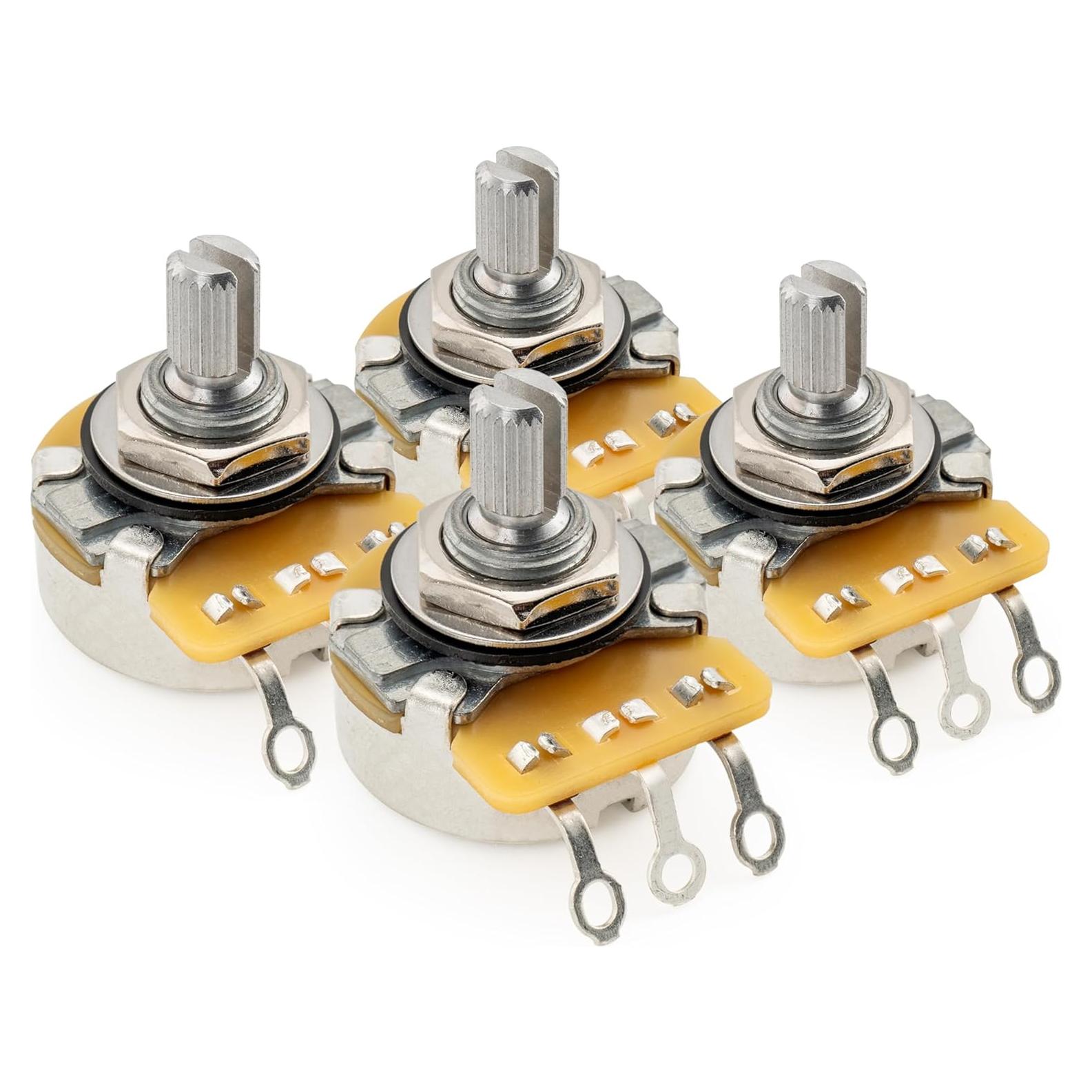 Potenciómetros CTS 450 B250K Eje Corto para Guitarra Eléctrica (Juego de 4)