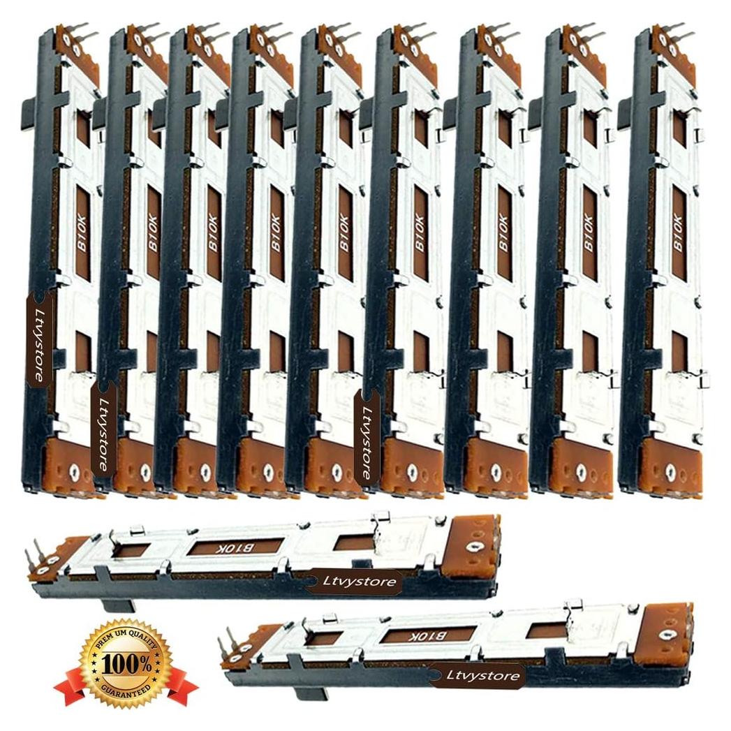 Potenciómetro Deslizante Lineal Ltvystore 10K Ohm - Paquete de 10