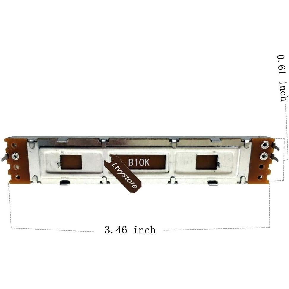 Potenciómetro Deslizante Lineal Ltvystore 10K Ohm - Paquete de 10