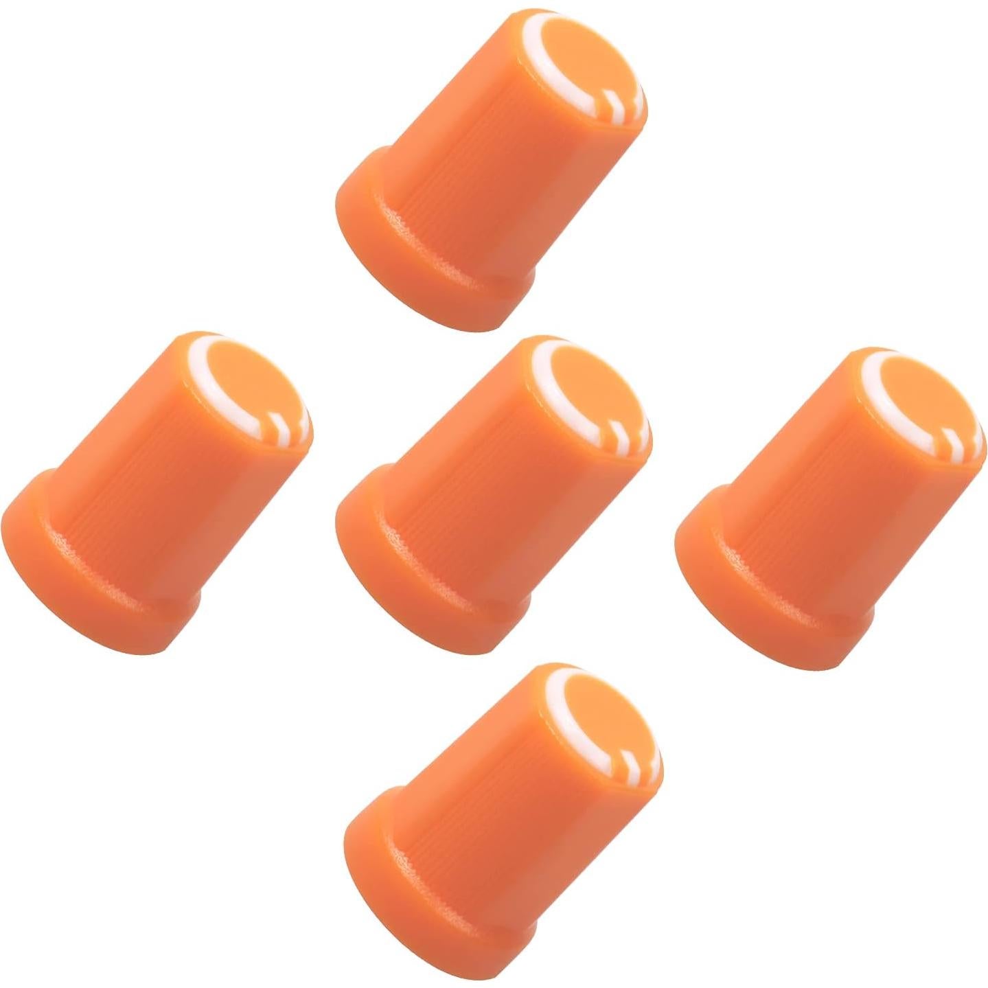 20 Perillas de Control Plástico DIKAVS 6mm para Guitarra