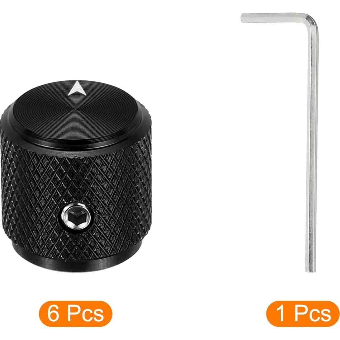 Perillas de Potenciómetro Aluminio MECCANIXITY 6 Pcs 6mm