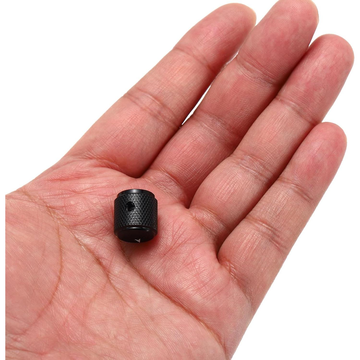 Perillas de Potenciómetro Aluminio MECCANIXITY 6 Pcs 6mm