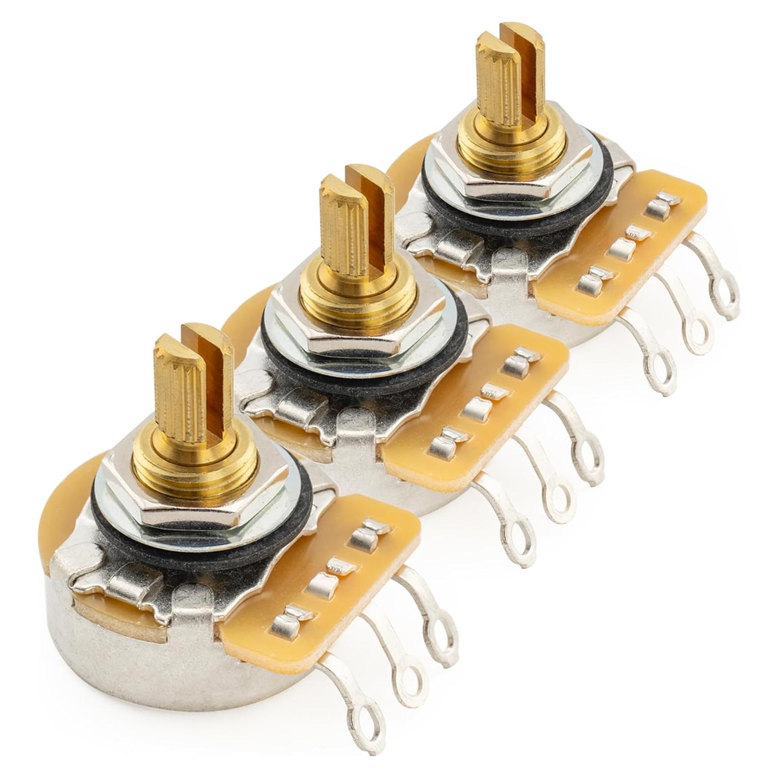 Potenciómetros CTS 450G A250K para Guitarra Eléctrica - Juego de 3