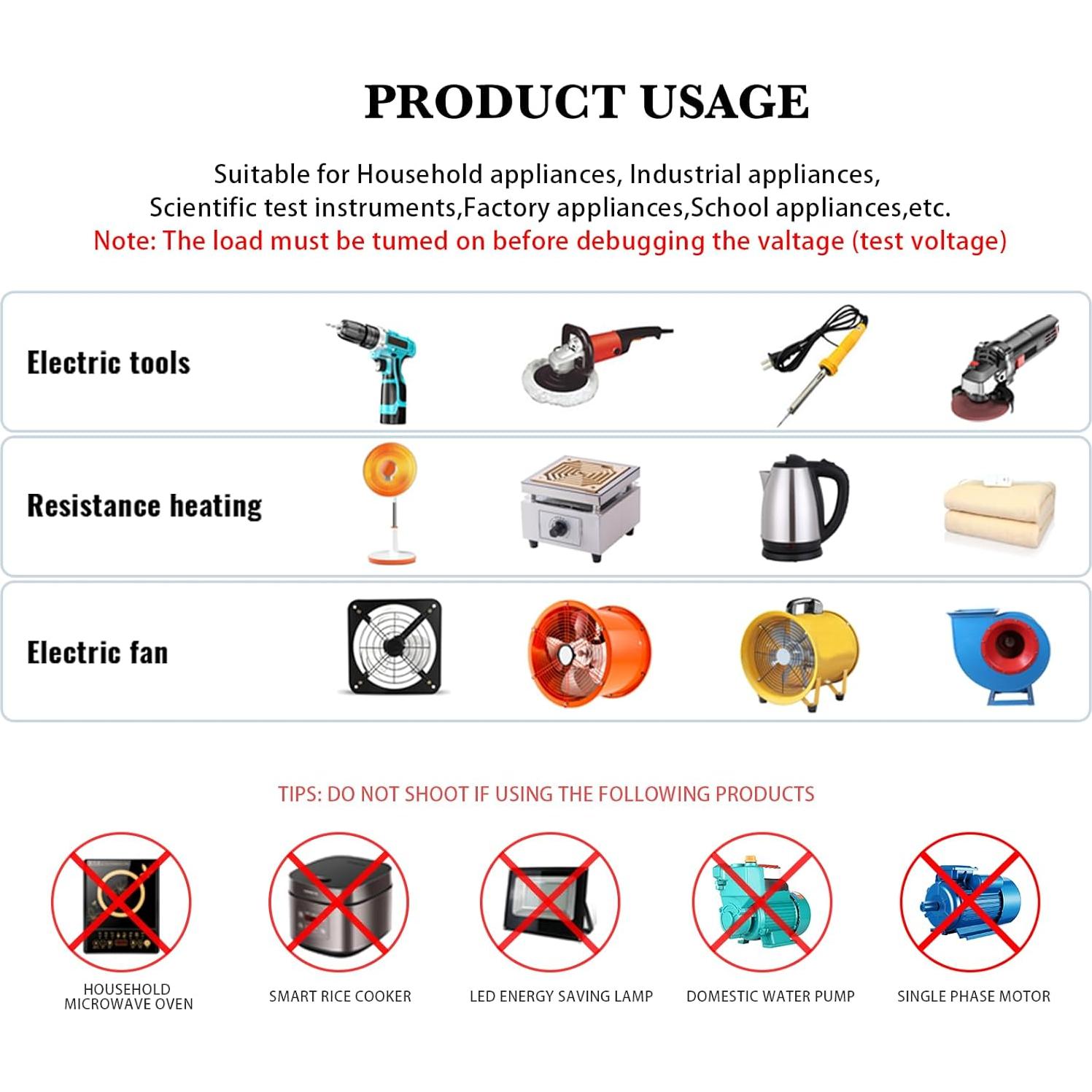 Controlador de Velocidad Variable AC ZOWZEA 4000W 15A