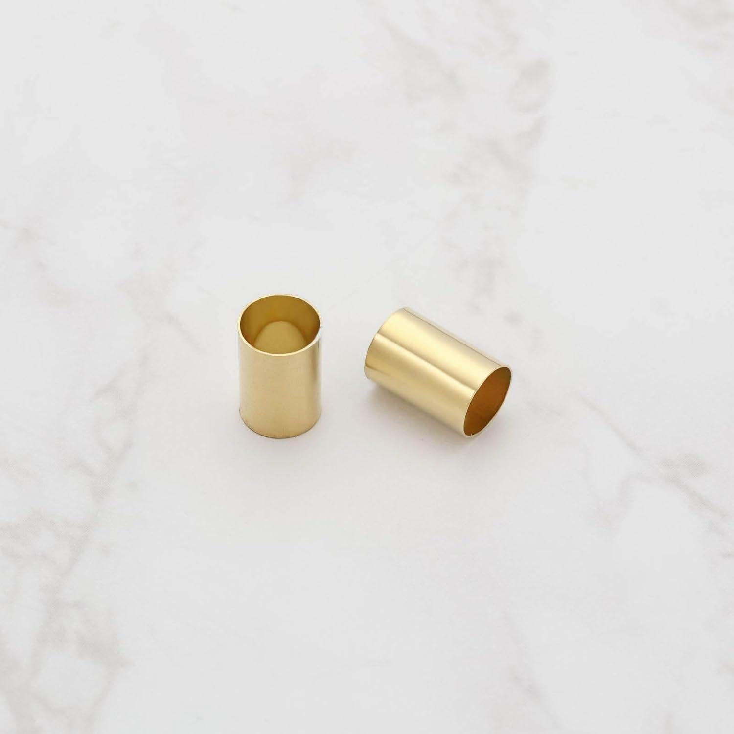 10 Manguitos de Latón para Guitarra 6.35mm OD 6.04mm ID