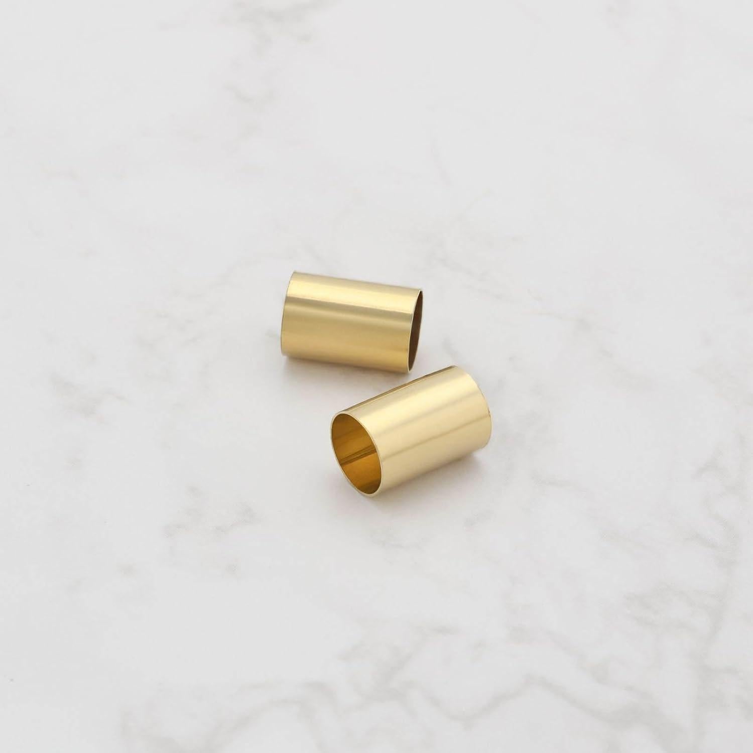 10 Manguitos de Latón para Guitarra 6.35mm OD 6.04mm ID