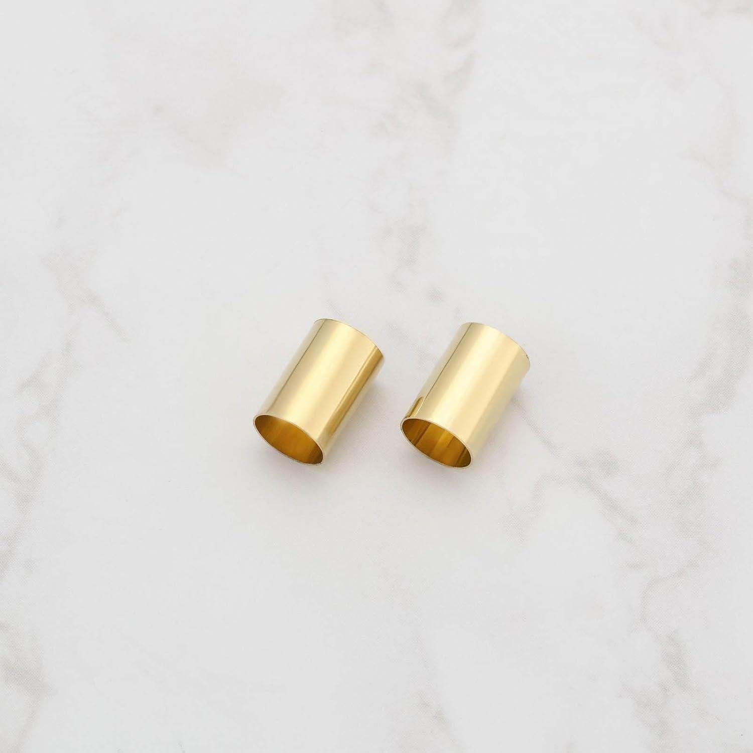 10 Manguitos de Latón para Guitarra 6.35mm OD 6.04mm ID