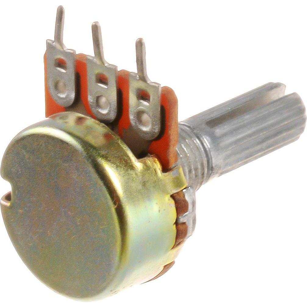 Potenciómetros Lineales 10K ohm YXQ 3 Pines 6mm Eje Dividido - 10 Pcs