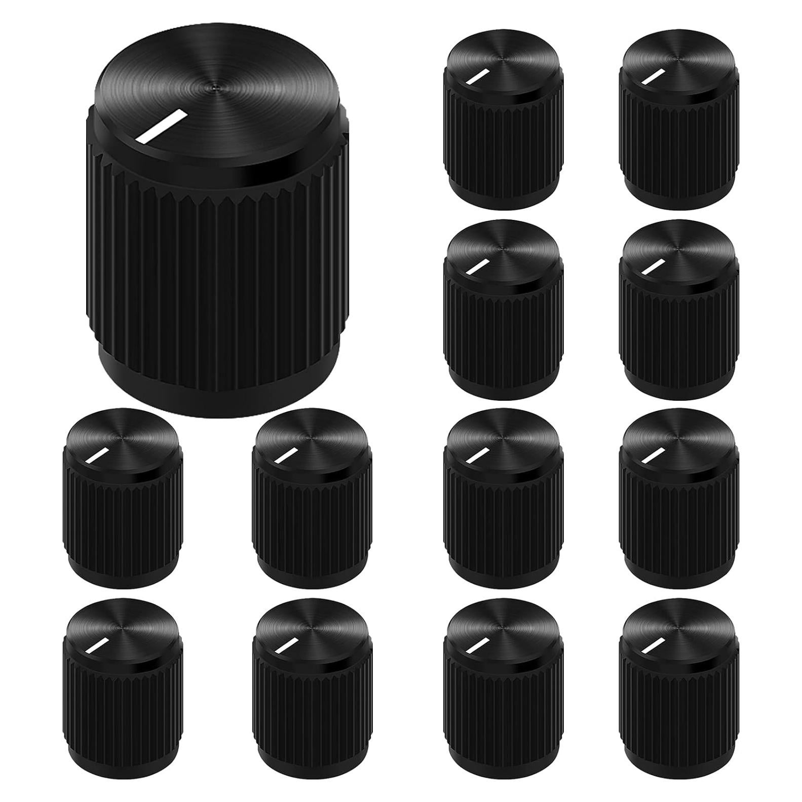 Perillas de Efecto de Guitarra DaierTek 13 Piezas Metal Anodizado