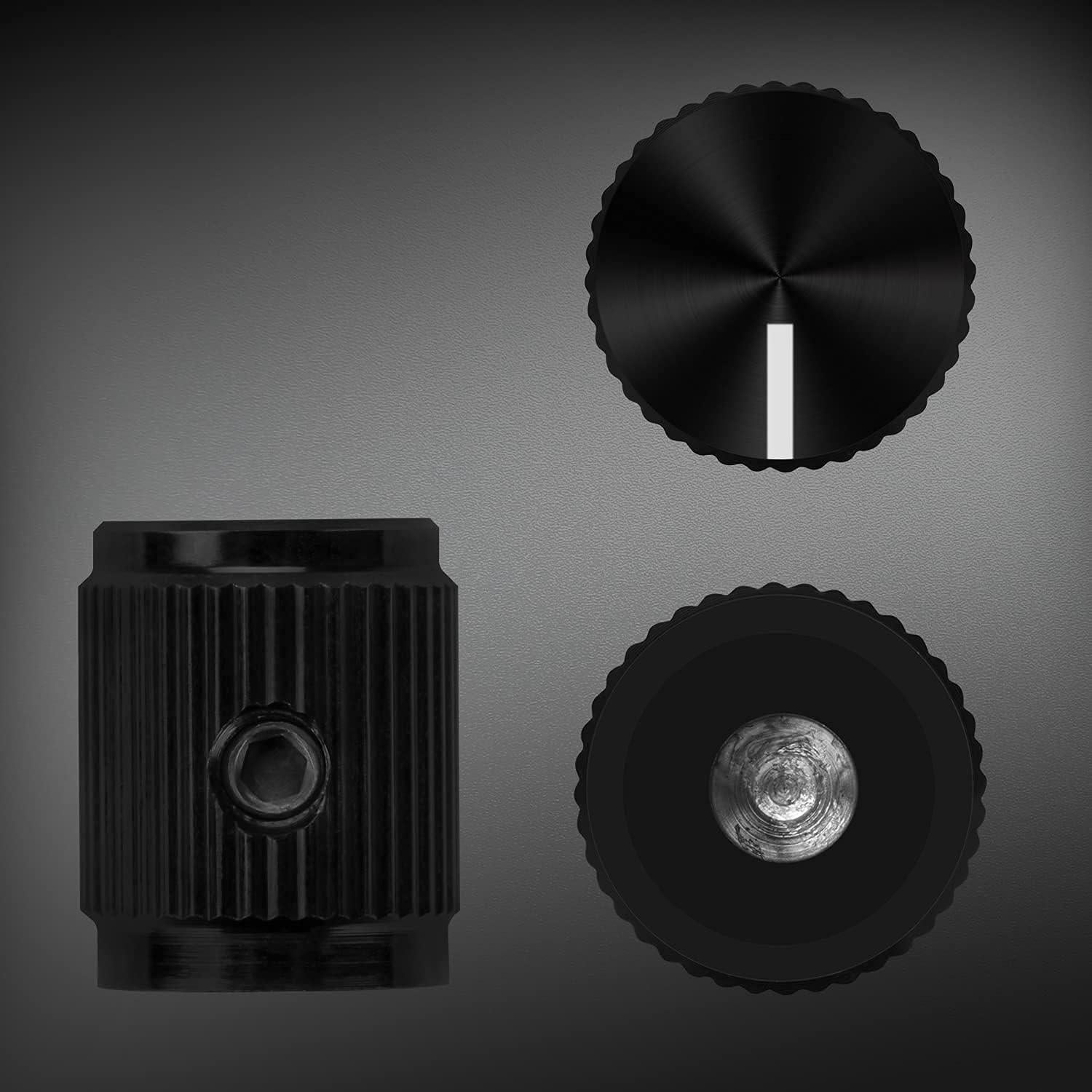 Perillas de Efecto de Guitarra DaierTek 13 Piezas Metal Anodizado