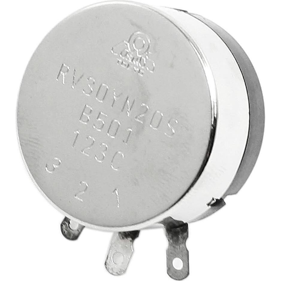 Potenciómetro de Carbono uxcell RV30YN20S 500 ohm 30x16mm