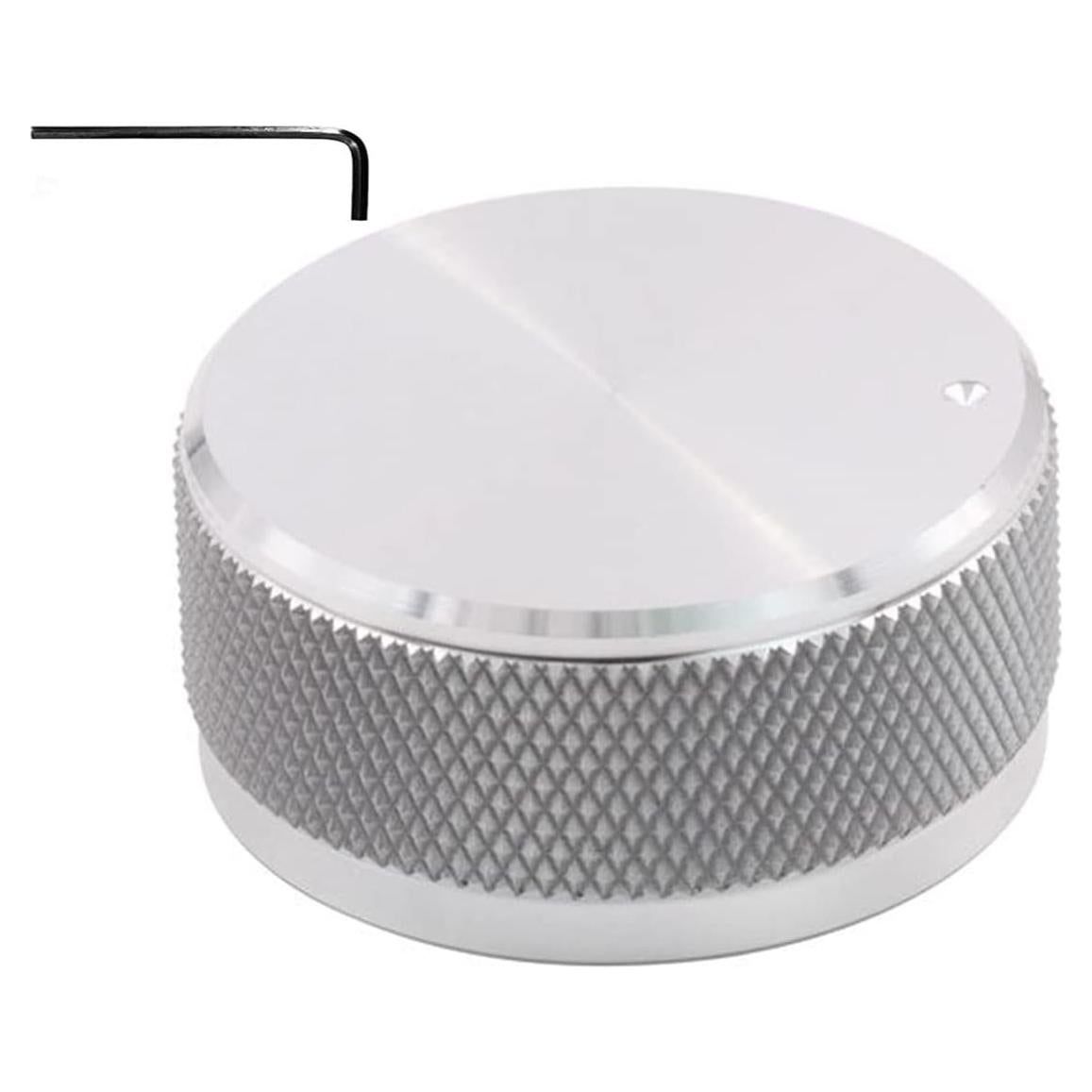 Perilla de Aluminio Szliyands 35x16mm Anodizada Plata